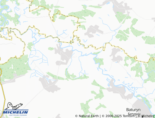 MICHELIN Kerbutivka map - ViaMichelin