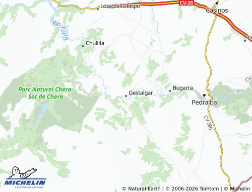 Mappa MICHELIN Gestalgar - ViaMichelin