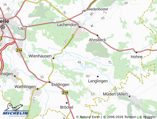 MICHELIN Schwachhausen map - ViaMichelin