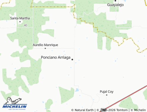 MICHELIN Los Amigos map - ViaMichelin