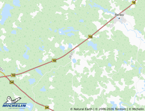 MICHELIN-Landkarte Nummenkylä - ViaMichelin