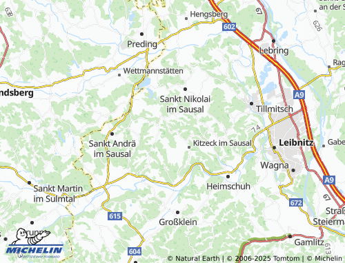 Mapa MICHELIN Greith - ViaMichelin