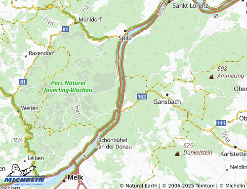 MICHELIN-Landkarte Aggstein - ViaMichelin