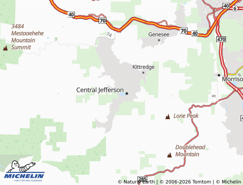Mappa MICHELIN Evergreen - ViaMichelin