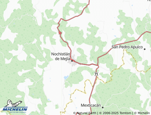 MICHELIN Nueva Galicia map - ViaMichelin