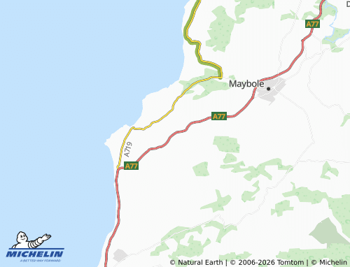 MICHELIN Kirkoswald map - ViaMichelin