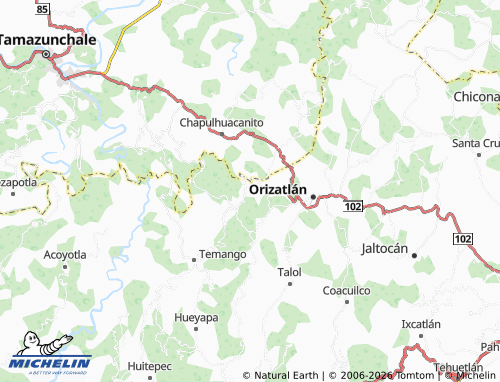 MICHELIN Atempa map - ViaMichelin