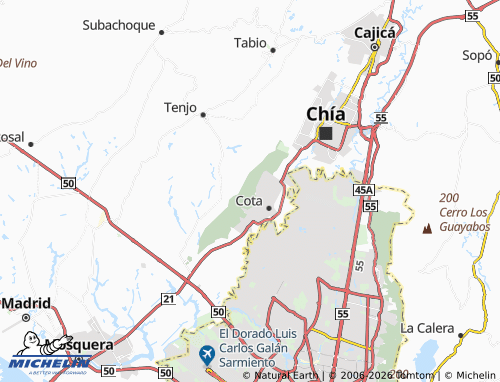 Mapa MICHELIN Cetime - ViaMichelin