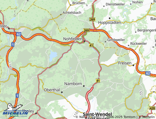MICHELIN Walhausen map - ViaMichelin