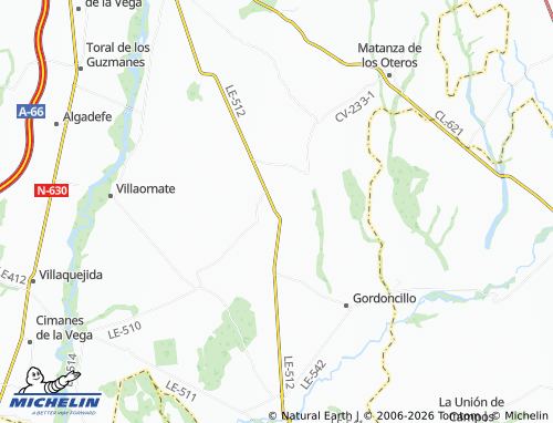 MICHELIN Fuentes de Carbajal map - ViaMichelin