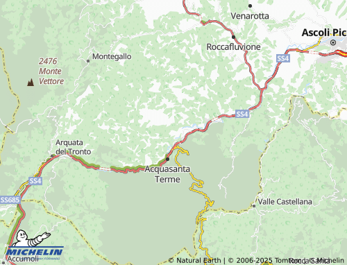 Mapa MICHELIN Venamartello - ViaMichelin