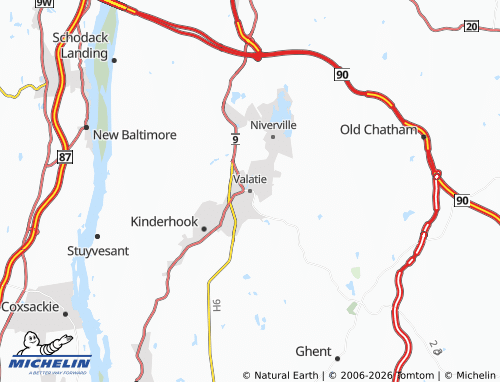 Mapa MICHELIN Valatie - ViaMichelin