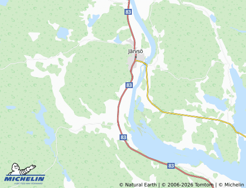 MICHELIN-Landkarte Ulvsta - ViaMichelin