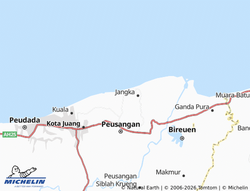 Mapa MICHELIN Tanoh Anoe - ViaMichelin