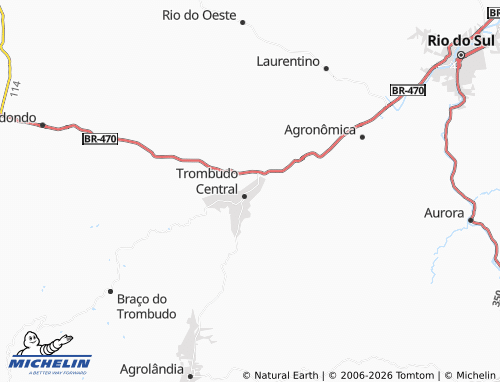 Mapa MICHELIN Botafogo - ViaMichelin