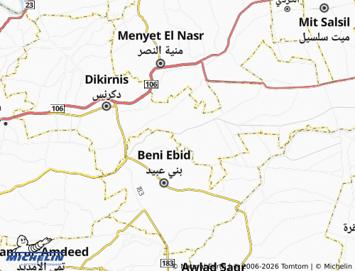 Mapa MICHELIN Meet Tareef - ViaMichelin