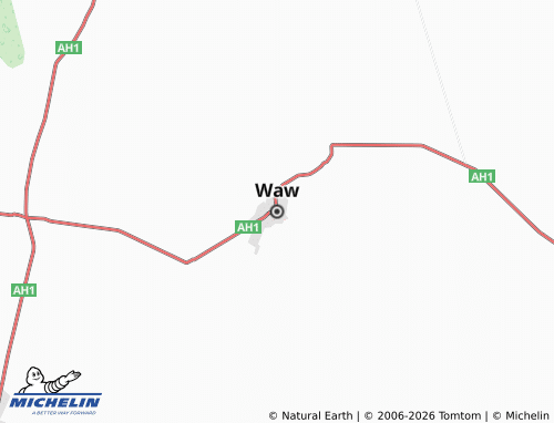 MICHELIN Waw map - ViaMichelin