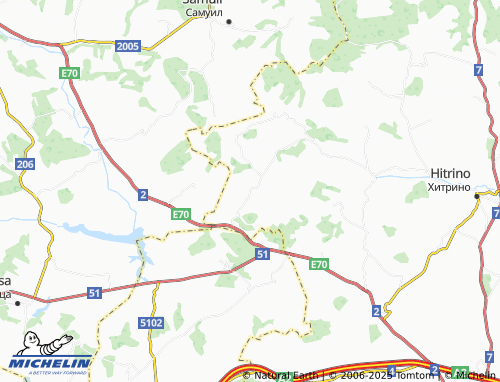 MICHELIN Tervel map - ViaMichelin