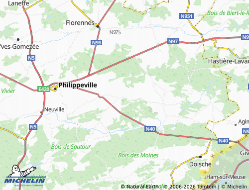 MICHELIN Franchimont map - ViaMichelin