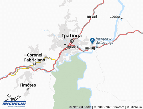 Mappa MICHELIN Das Águas - ViaMichelin