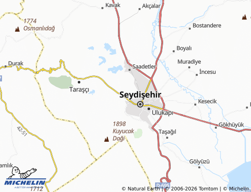 MICHELIN Anabağlar map - ViaMichelin