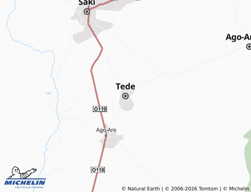 Carte MICHELIN Tede - ViaMichelin