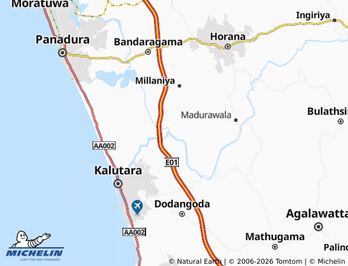 Mappa MICHELIN Galpatha West - ViaMichelin