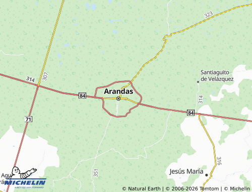 Mappa MICHELIN Santa María de Guadalupe - ViaMichelin