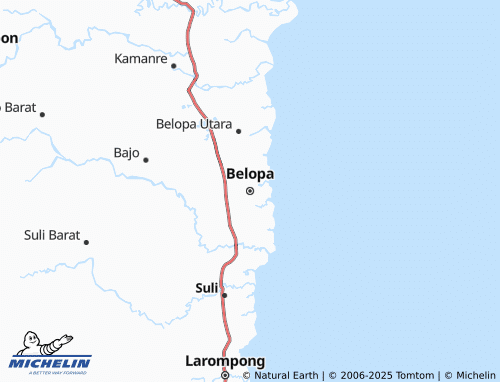 MICHELIN Belopa map - ViaMichelin
