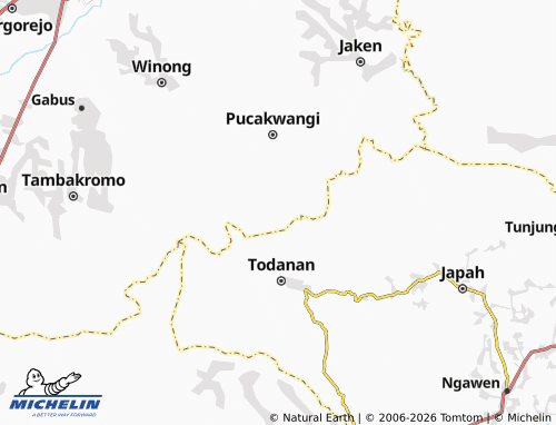 MICHELIN Lumbungmas map - ViaMichelin