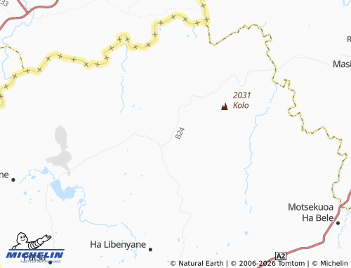 MICHELIN Ha Mphaololi map - ViaMichelin