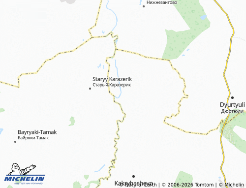 MICHELIN-Landkarte Ablayevo - ViaMichelin