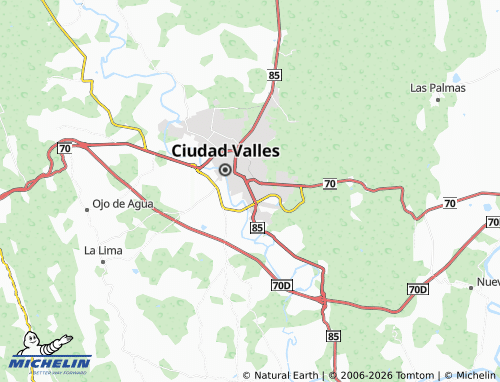 MICHELIN San Luis Poniente map - ViaMichelin