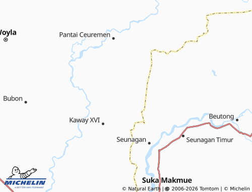 Mapa MICHELIN Teupin Panah - ViaMichelin