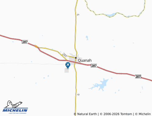 Carte MICHELIN Quanah - ViaMichelin