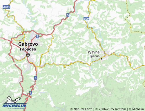 MICHELIN Bozhentsi map - ViaMichelin