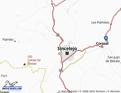 MICHELIN Divino Salvador I map - ViaMichelin