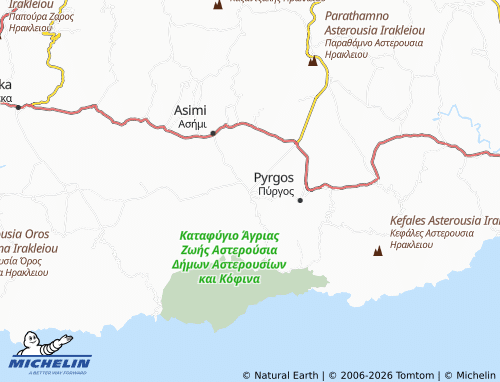 Mapa MICHELIN Charakas - ViaMichelin