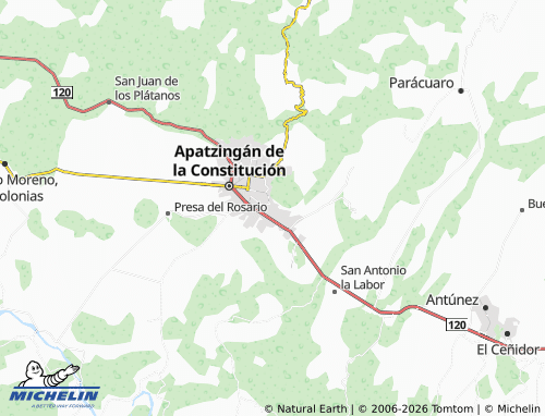 Mapa MICHELIN Niños Héroes - ViaMichelin