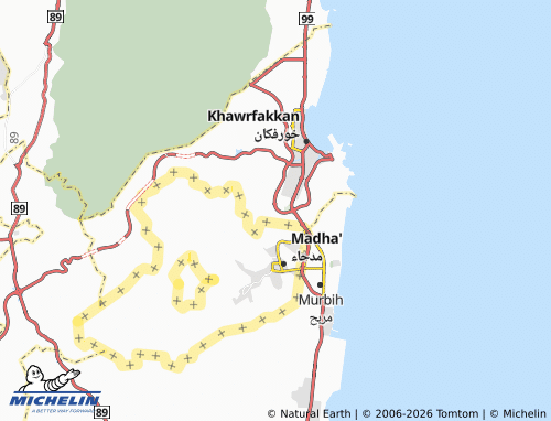 Carte MICHELIN al-Owaynat - ViaMichelin