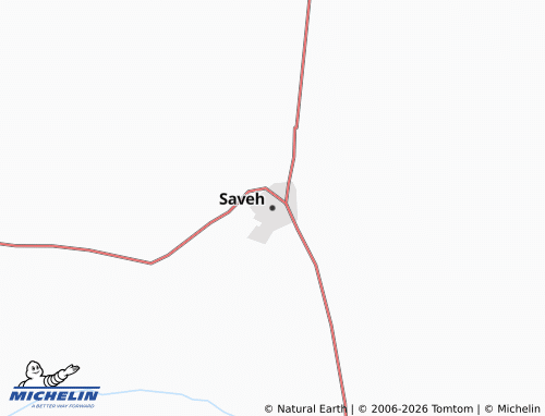 Mapa MICHELIN Saveh - ViaMichelin