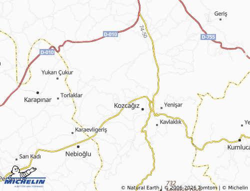 Mapa MICHELIN Dırazlar - ViaMichelin