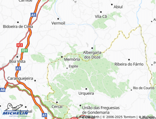 MICHELIN Sesmarias map - ViaMichelin