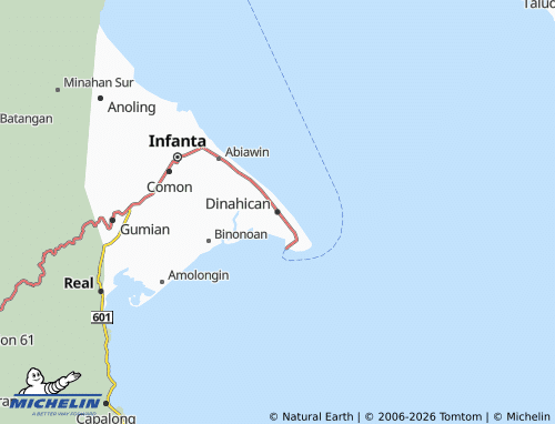MICHELIN Dinahican map - ViaMichelin