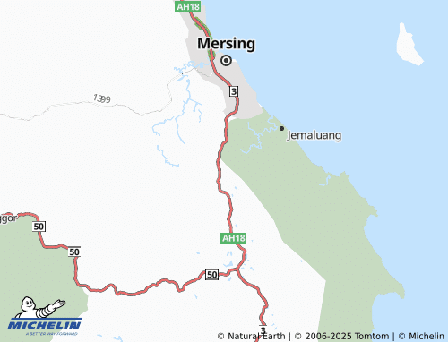 MICHELIN Kampung Wak Salam map - ViaMichelin