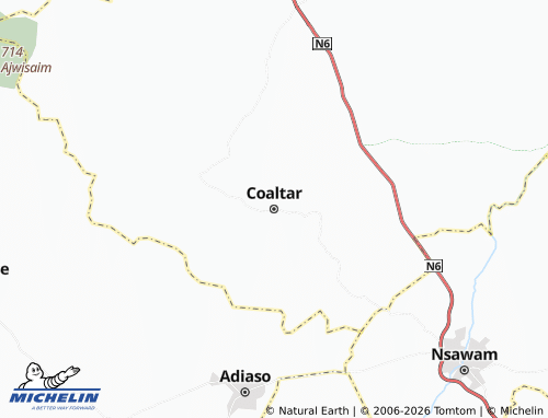 Mappa MICHELIN Coaltar - ViaMichelin