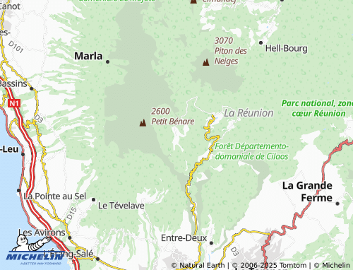 Carte MICHELIN Îlet à Cordes - ViaMichelin