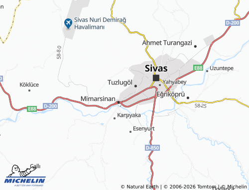 Mapa MICHELIN Diriliş - ViaMichelin