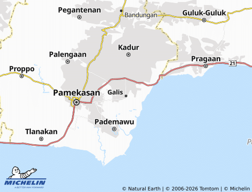 MICHELIN Galis map - ViaMichelin