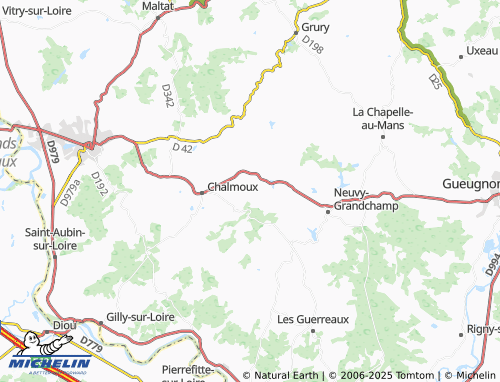 MICHELIN Le Gardier map - ViaMichelin